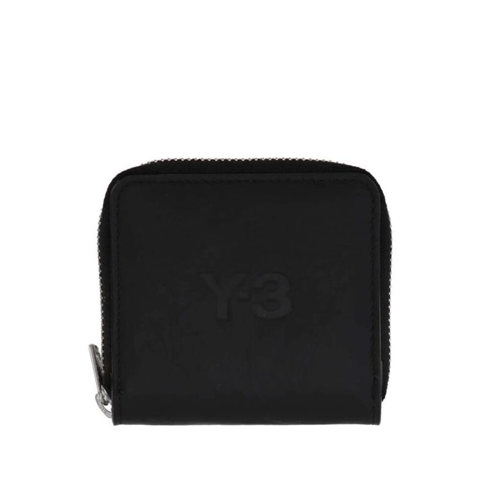 Y-3 Men Zip-Around Leather Wallet